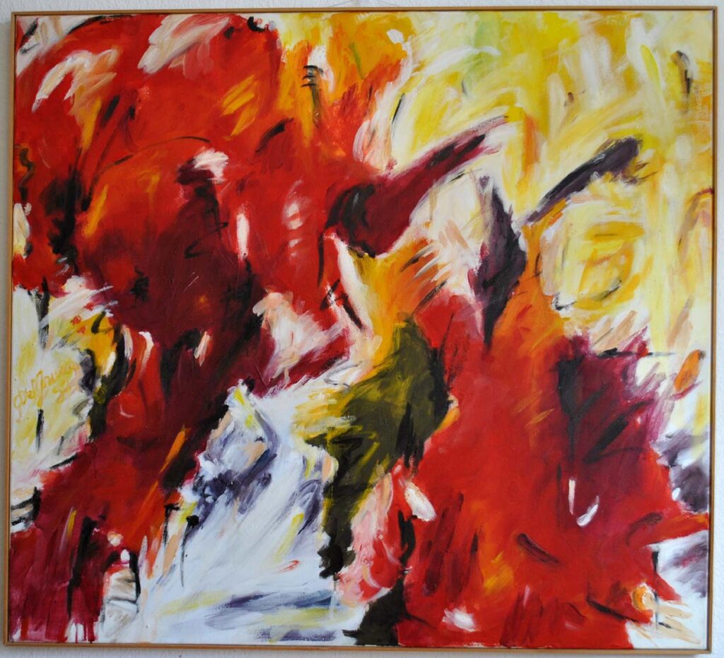 Spaltung, 1997, 100x110cm