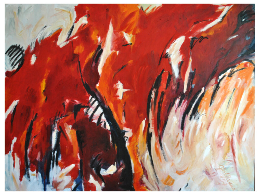 Befreiungsversuch, 1997, 90x110cm