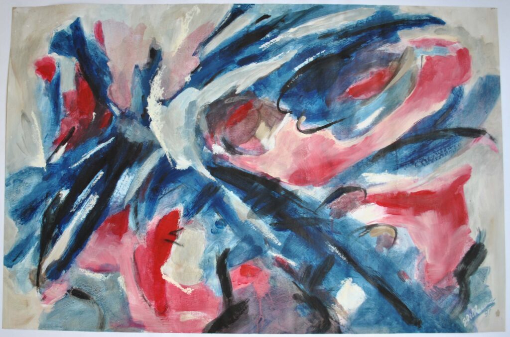 blauer Engel, 80x100cm